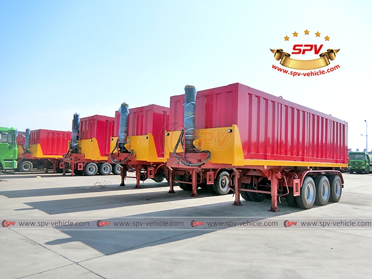 3 alxes Tipping Semi-trailer - LF1 3 alxes Tipping Semi-trailer - LF1